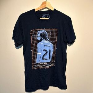 Andre Pirlo livebreathefutbol soccer t-shirt